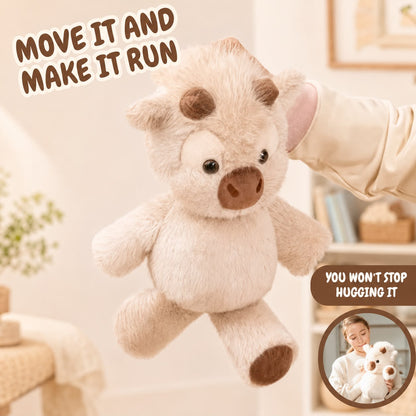 Running Cow Plush Toy