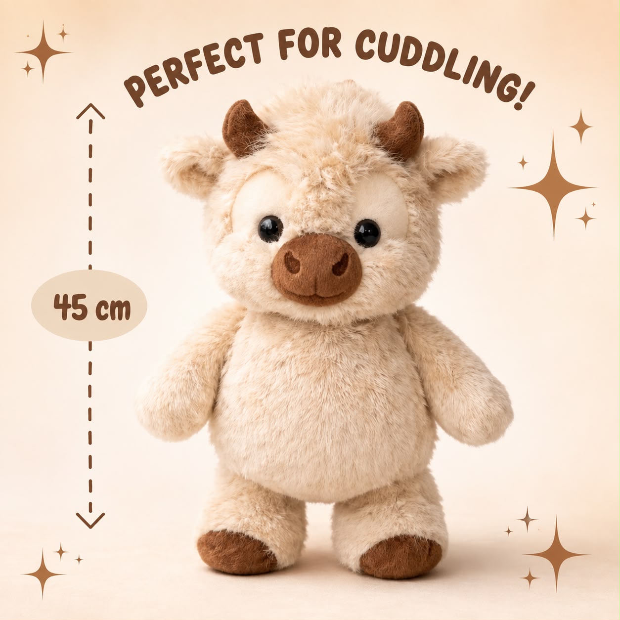 Running Cow Plush Toy